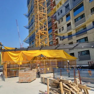 스카이차 작업