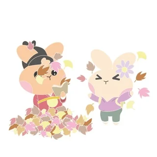달력 토끼 캐릭터