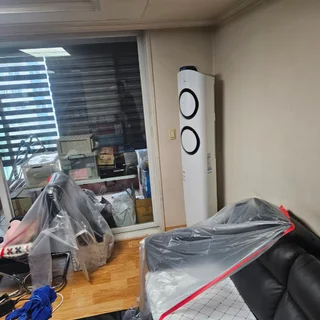 삼성 스탠드 에어컨 청소 <완료>