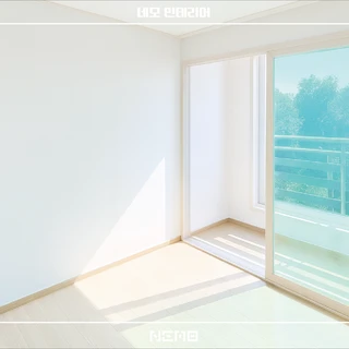 벽면 전체 도배 (빌라/광폭합지)