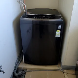 토닥토닥 고생 많았어. 통돌이 세탁기야~
