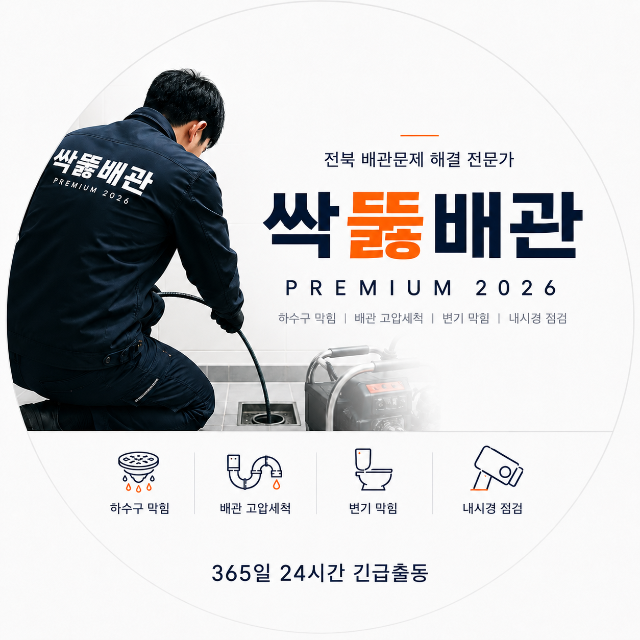 싹뚫배관 고수 프로필